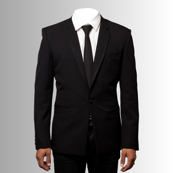 Modern Fit 2pc Ultra Black Suit